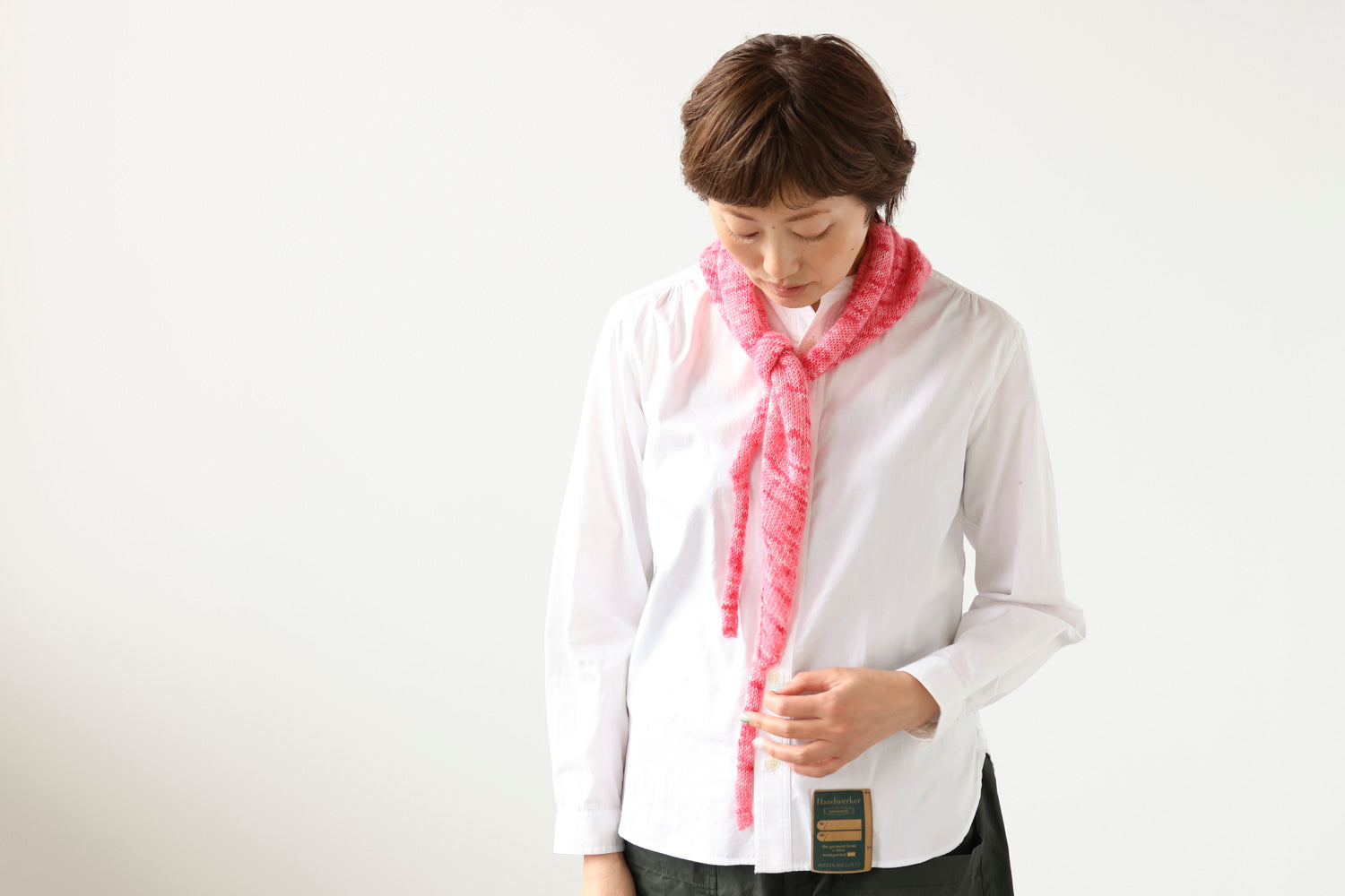 poco a scarf キット -Flow Fingering Handdyed-（PDF版日本語文章パターン付き）
